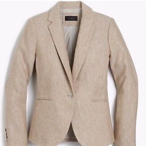 J. Crew Linen Campbell Blazer